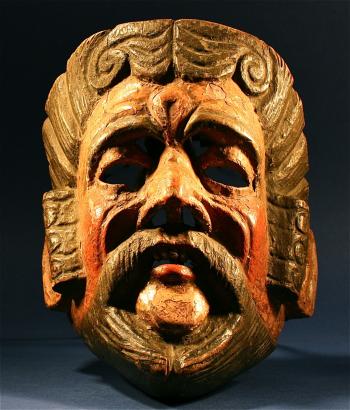 Busacca Gallery - Religious Spanish Colonial Polychrome Wooden ...