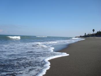 Caspian sea shore, iran