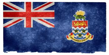 Cayman Islands Grunge Flag