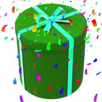 Celebrate Giftbox Means Present Celebration And Presents