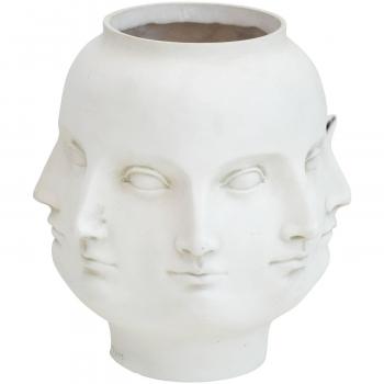 Modern Ceramic Face Vase at 1stdibs