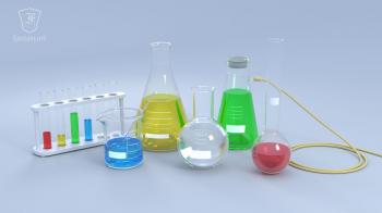 3D Chemical Laboratory Glassware Set | CGTrader