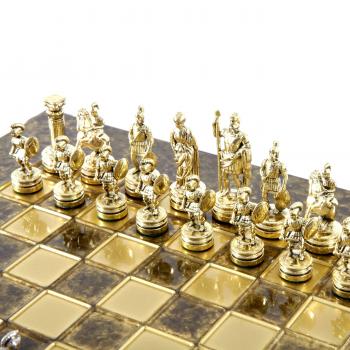 Chess Set Greek Roman Period (Small) - Gold/Silver - Handcrafted ...