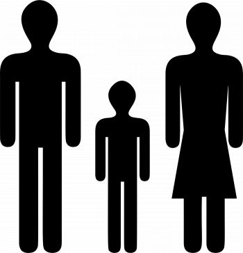 Mother Father Child Stick Figures Icons PNG - Free PNG and Icons ...