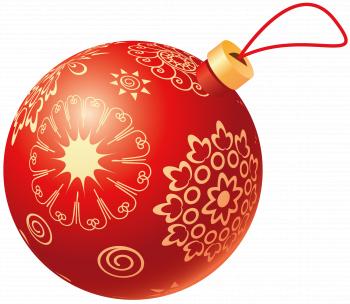 Christmas Transparent Red Christmas Ball PNG Clipart | Gallery ...