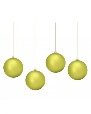 Sour Apple Green Christmas Ball Ornaments | Treetopia