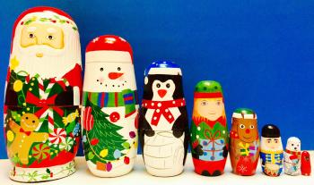 Christmas Santa Claus, Frosty The Snowman and Ruldolph Stacking ...