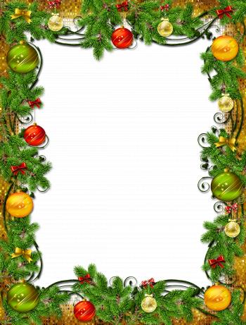Beautiful PNG Christmas Photo Frame | Gallery Yopriceville - High ...