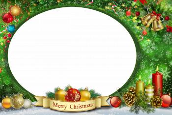 Transparent Christmas Frame PNG Image | Gallery Yopriceville - High ...