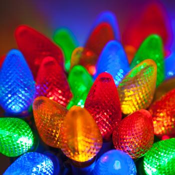 LED Christmas Lights - 25 C7 Multi Color LED Christmas Lights, 8 ...