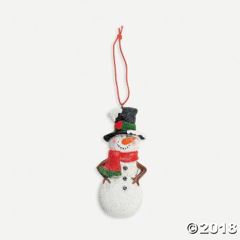 The Meaning of the Snowman Christmas Ornaments on Card