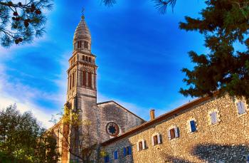 Free picture: city, church, architecture, tower, blue sky, old