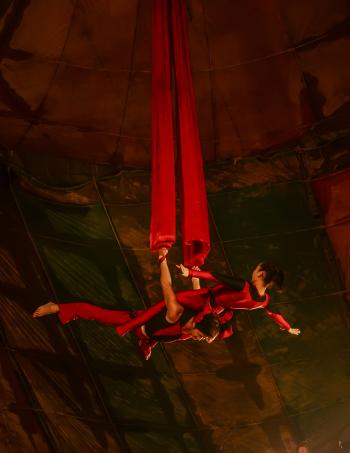 Circus acrobats