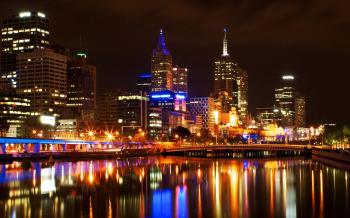 City At Night Reflection | ARCHITECTURE