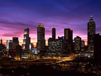 City building lights wallpaper HD - Nature Wallpaper