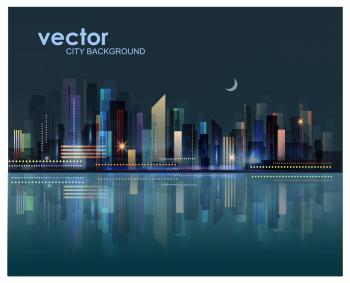 City landscape Free Vector / 4Vector