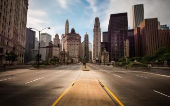 Empty New York City Street HD Wallpaper, Background Images