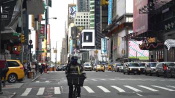 New York city traffic, street view - Manhattan Stock Video Footage ...