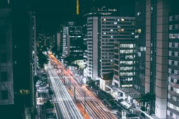 City Traffic at Night