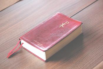 Close-up of A Bible