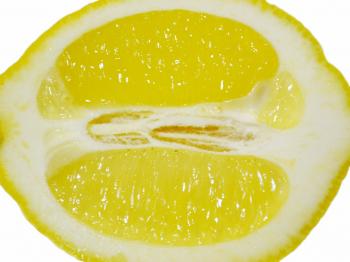 Close up of a Lemon