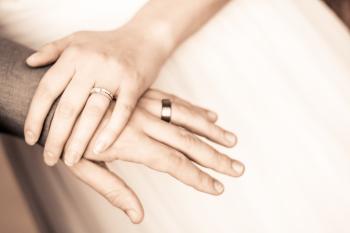 Close-up of Couple Holding Hands
