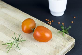 Close-up of Tomatoes on Table
