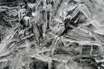 Free Image: Close-up of cracked ice texture | Libreshot Public ...