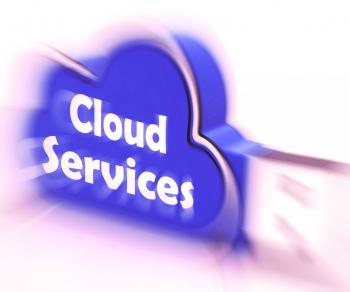Cloud Services Cloud USB drive Shows Online Computing Services