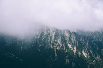 Clouds Covering Mountains