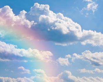 Rainbows | Rainbows Clouds Sky Rainbow Nature Free Hd Wallpaper with ...