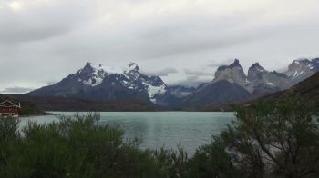 Cloudy Mountain Range in Chile National Park Stock Video Footage ...