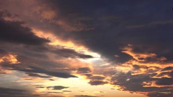 ULTRA HD 4K Timelapse beautiful sunset cloudy sky twilight colorful ...