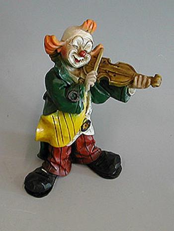 Clown Figure With Violin Sculpture Art Castings V.claudio Vivian by ...