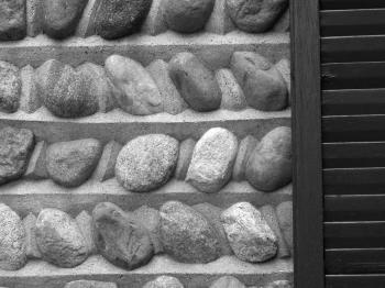 Close-up of herringbone cobblestone construction, Cobblestone Farm ...