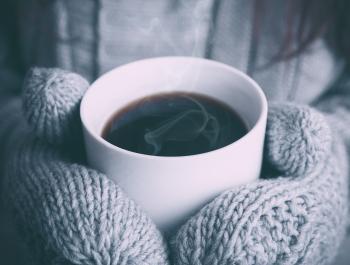 Coffee in the cold