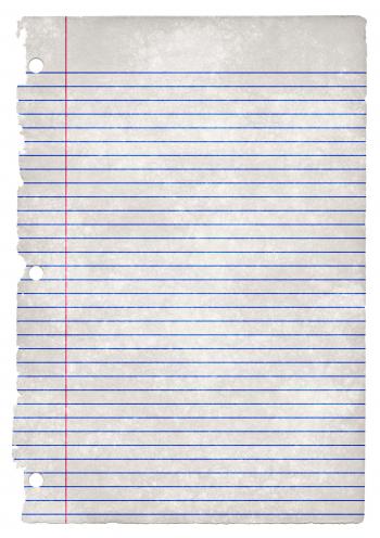 College-Ruled Grunge Paper