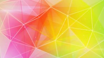 abstract triangle geometrical colorful background loop Motion ...