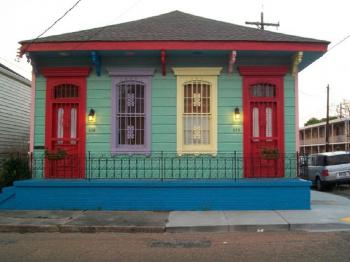 Colorful House In New Orleans