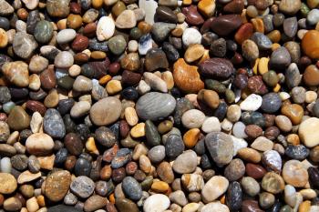 Colorful Pebbles on Beach | naturetime