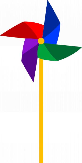 Clip art of a colorful pinwheel toy | Sweet Clip Art | Pinterest ...
