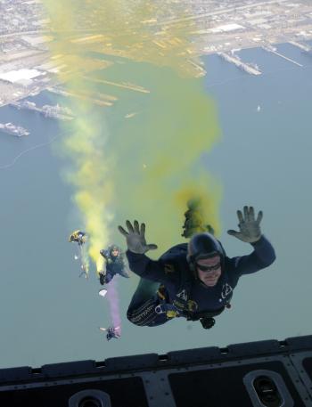 Colorful Skydiving
