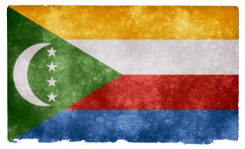 Comoros Grunge Flag