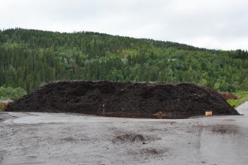 Compost windrow