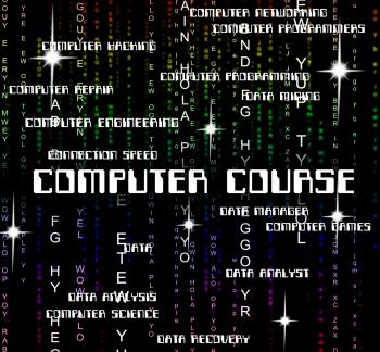 Computer Course Shows Connection Courses And Program