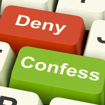 Confess Deny Keys Shows Confessing Or Denying Guilt Innocence
