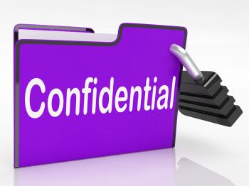 Confidential Security Means Restricted Organize And Confidentially