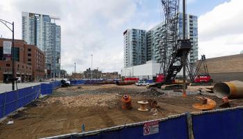 Construction underway on Catalyst apartments in West Loop – YoChicago