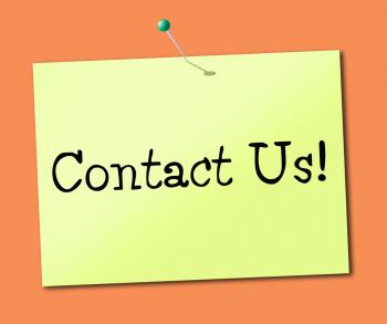 Contact Us Indicates Call Now And Chatting
