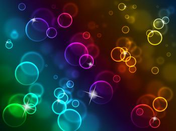 Copyspace Background Shows Backgrounds Bubbles And Template